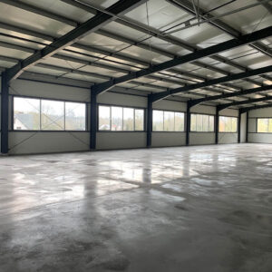 Gotowa konstrukcja hali produkcyjnej